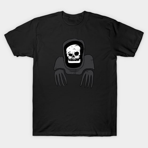 Retro Grim Reaper T-Shirt by futiledesigncompany